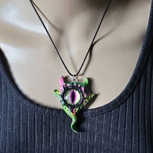 Colorful Eye Pendant Necklace